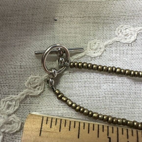 Handcrafted Polished Rare Gemstone Lodolite beaded Necklace 16” - Picture 4 of 5